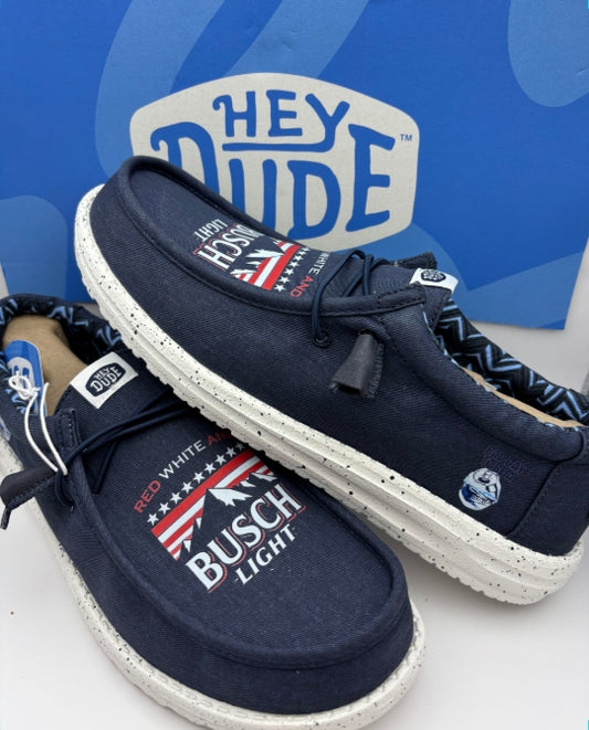 Custom Busch Light Heydudes image 0